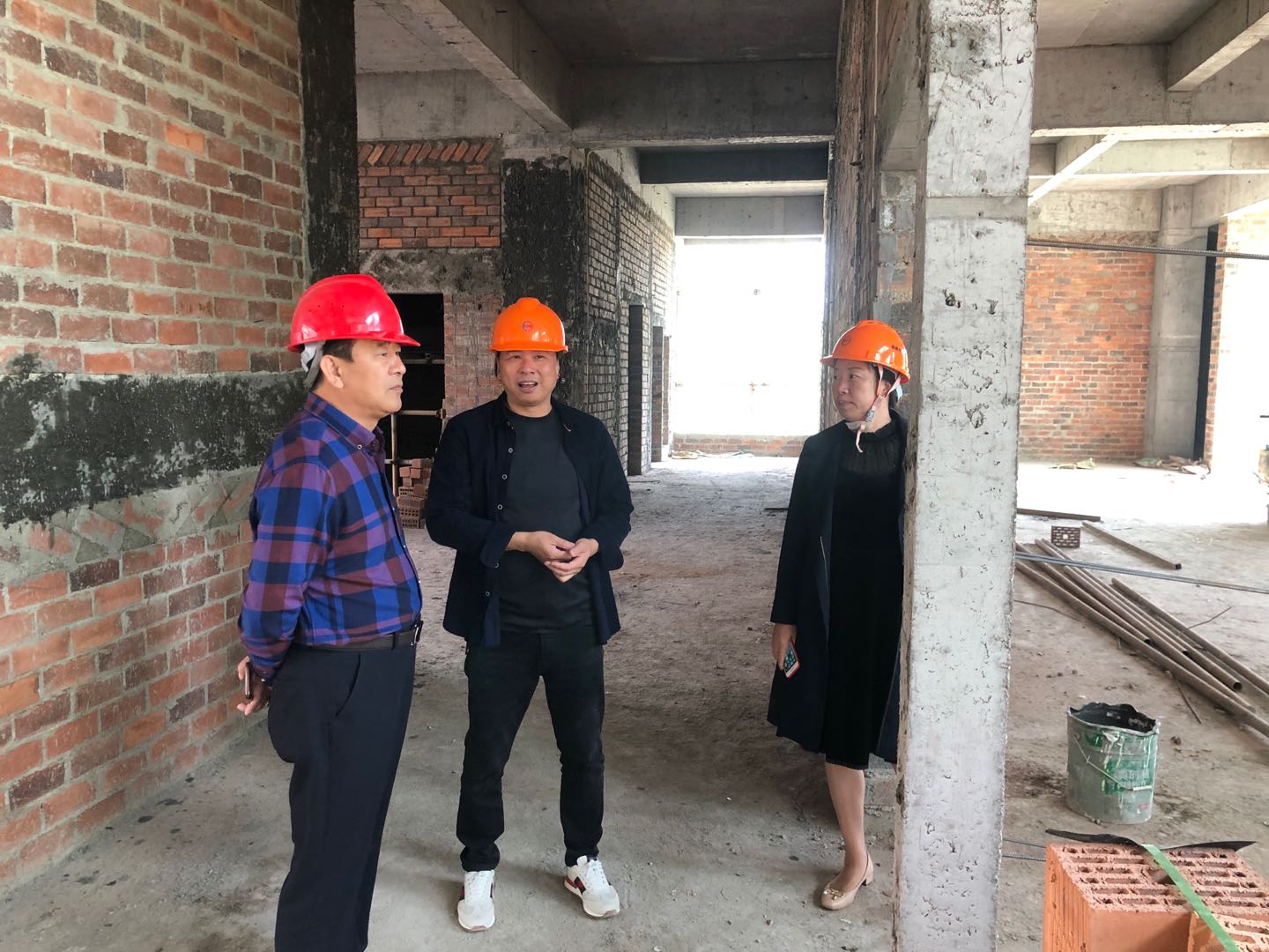 福建易順建筑工程有限公司董事長李易順視察在建項目（一）